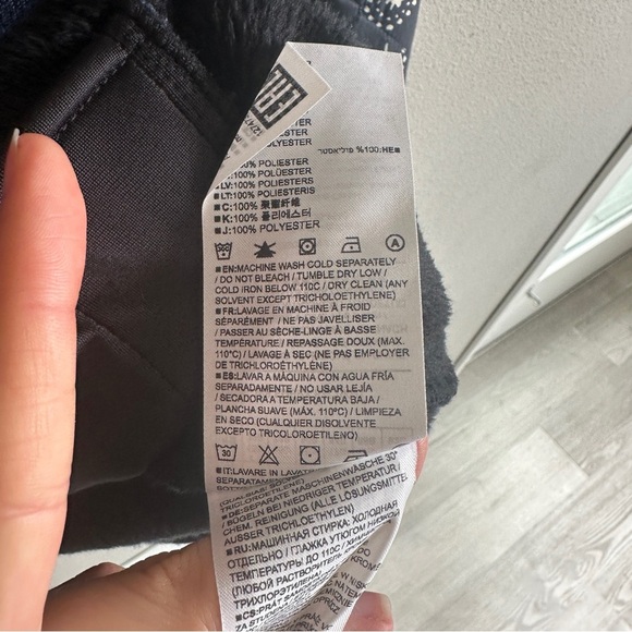 Burton Blue Print and Knit Long Jacket Small - Picture 6 of 12